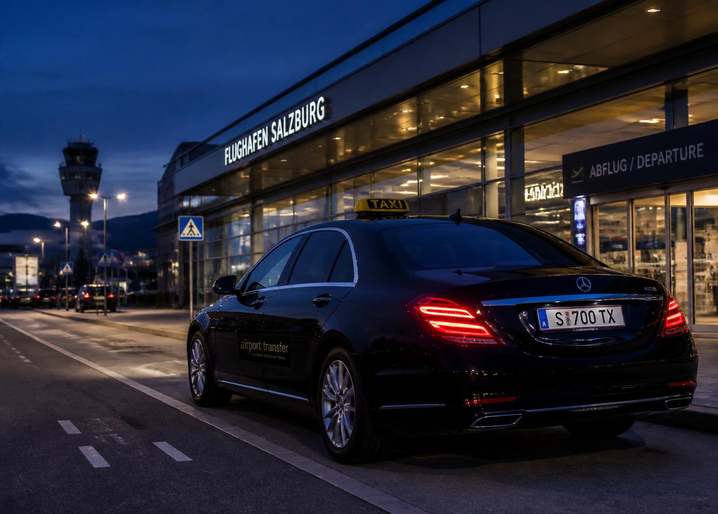 Taxi Gmunden – Flughafentaxi zu Flughäfen München, Salzburg, Wien